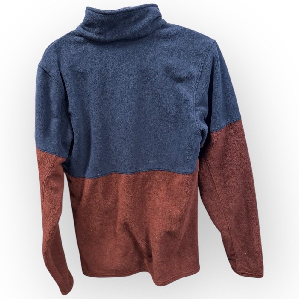 EUC Columbia Men’s Basin Trail III Full-Zip Fleece Jacket - Small - Rust/Blue - Picture 5 of 5